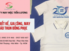Xưởng may mặc Tiến Lương - địa chỉ chuyên thiết kế, gia công, may áo thun đồng phục uy tín tại tpHCM