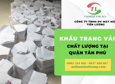 Mách bạn địa điểm cung cấp khẩu trang vải chất lượng tại quận Tân Phú